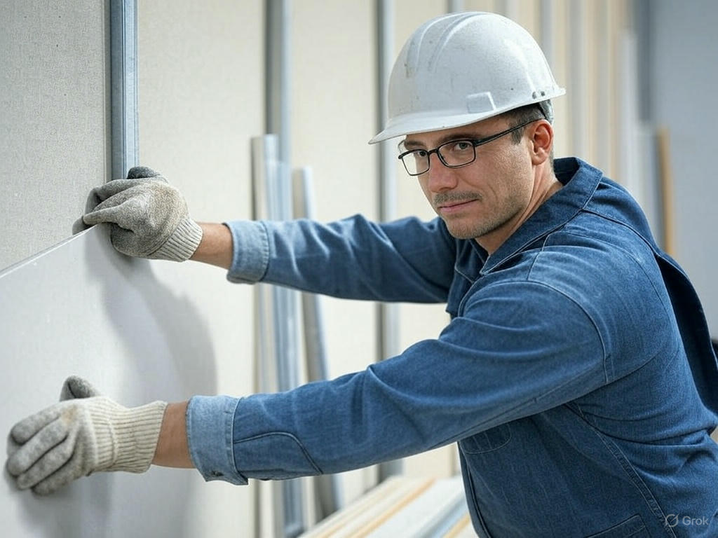 Монтаж гипсокартона